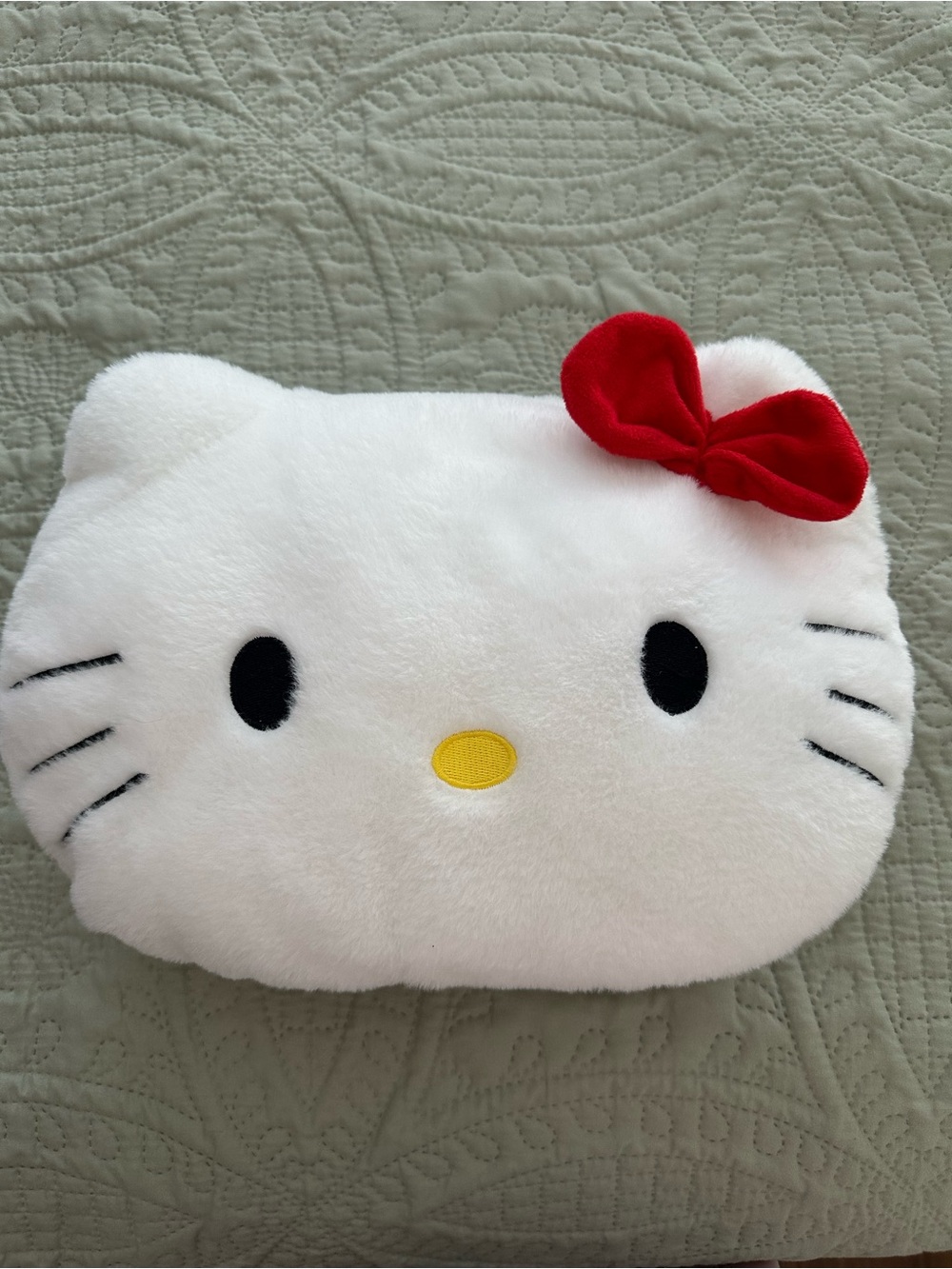 Hello Kitty Face Plush Pillow/ Cushion